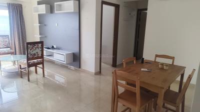 Living Room Image of 812 Sq.ft 2 BHK Apartment / Flat for rent in Shapoorji Pallonji BKC 28, Bandra East Mumbai for Rs. 125000