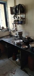 Kitchen Image of 600 Sq.ft 1 BHK Apartment / Flat for sale in Thane West Thane for Rs. 4500000