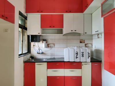Kitchen Image of 600 Sq.ft 1 BHK Apartment / Flat for sale in Sai Heights, Diva Thane for Rs. 3800000