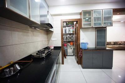 Kitchen Image of 2205 Sq.ft 3 BHK Apartment / Flat for sale in Samved Green Valley, Sargasan Gandhinagar for Rs. 11500000