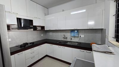Kitchen Image of 1581 Sq.ft 3 BHK Apartment / Flat for rent in Skyline Crescendo, Chevarambalam Kozhikode for Rs. 40000