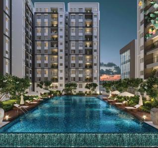 Image of 1062 Sq.ft 2 BHK Apartment / Flat for sale in Radiance Riverwoods, Perur, Coimbatore for Rs. 8100000