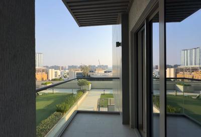 Balcony Image of 588 Sq.ft 1 BHK Apartment / Flat for sale in Nad Al Sheba Dubai for Rs. 35880000