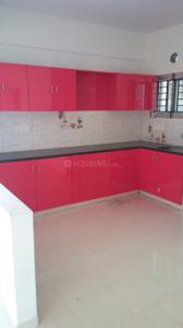 Kitchen Image of 610 Sq.ft 1 BHK Apartment / Flat for rent in Murugeshpalya Bengaluru for Rs. 18500