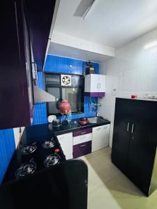 Kitchen Image of 900 Sq.ft 2 BHK Apartment / Flat for rent in Raunak Unnathi Woods, Kasarvadavali Thane for Rs. 29000