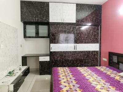 Bedroom Image of 980 Sq.ft 2 BHK Apartment / Flat for rent in Prestige Jindal City, Anchepalya Bengaluru for Rs. 42000