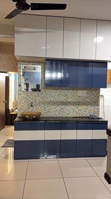 Kitchen Image of 1450 Sq.ft 3 BHK Apartment / Flat for rent in Vadsar Vadodara for Rs. 25000