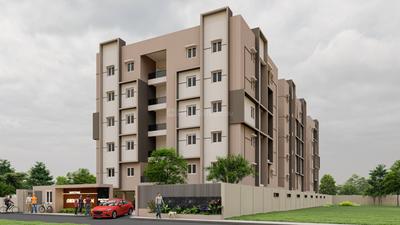 Image of 1665 Sq.ft 3 BHK Apartment / Flat for sale in Marutham Cherry Blossom, Balaji Nagar, Coimbatore for Rs. 11500000