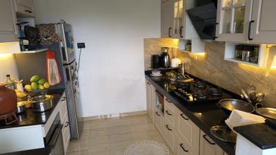 Kitchen Image of 1300 Sq.ft 3 BHK Apartment / Flat for sale in VTP Leonara A and D Building, Mahalunge Pune for Rs. 13400000