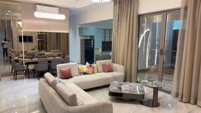 Living Room Image of 1450 Sq.ft 3 BHK Apartment / Flat for sale in VJ Yashwin Supernova, Wakad Pune for Rs. 10400000