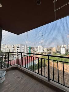 Balcony Image of 1864 Sq.ft 3 BHK Apartment / Flat for rent in Crown Whistling Woods, Manchirevula Hyderabad for Rs. 50000