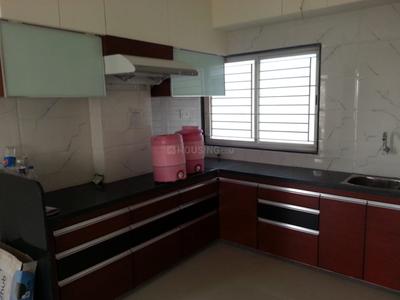 Kitchen Image of 2140 Sq.ft 3 BHK Apartment / Flat for rent in JP Iscon Habitat, Gotri Vadodara for Rs. 25000