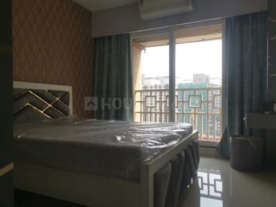 Bedroom Image of 1450 Sq.ft 3 BHK Apartment / Flat for rent in Paradise Sai World City, Panvel Navi Mumbai for Rs. 40000