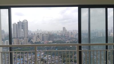 Balcony Image of 867 Sq.ft 2 BHK Apartment / Flat for rent in Dynamix Divum, Malad East Mumbai for Rs. 70000