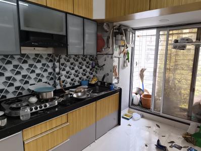 Kitchen Image of 750 Sq.ft 2 BHK Apartment / Flat for rent in HDIL Dheeraj Enclave 2, Borivali East Mumbai for Rs. 58000