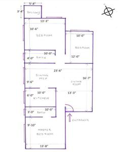 Image of 1470 Sq.ft 3 BHK Apartment / Flat for sale in Narendrapur, Kolkata for Rs. 6000000
