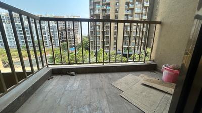 Balcony Image of 1200 Sq.ft 3 BHK Apartment / Flat for rent in Runal Spacio, Ravet Pune for Rs. 29000