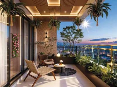 Balcony Image of 1016 Sq.ft 3 BHK Apartment / Flat for sale in One Vara, Jogeshwari East Mumbai for Rs. 25500000