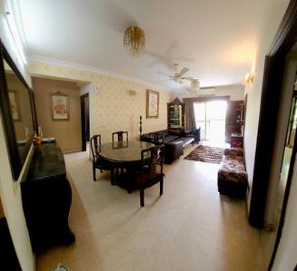 Hall Image of 2000 Sq.ft 3 BHK Apartment / Flat for rent in Cooke Town Bengaluru for Rs. 100000