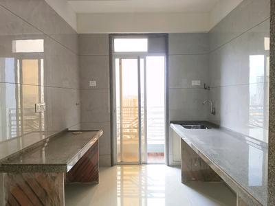 Kitchen Image of 990 Sq.ft 2 BHK Apartment / Flat for rent in Mangeshi Ambar by Mangeshi Construction, Kalyan West Kalyan for Rs. 29000