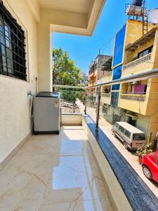 Balcony Image of 520 Sq.ft 1 BHK Apartment / Flat for rent in Wadgaon Sheri Pune for Rs. 28000