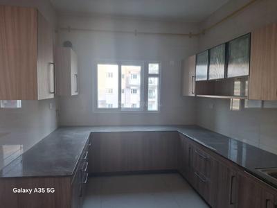 Kitchen Image of 2500 Sq.ft 4 BHK Apartment / Flat for rent in L And T Raintree Boulevard, Sahakara Nagar Bengaluru for Rs. 120000