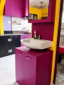 Kitchen Image of 780 Sq.ft 2 BHK Builder Floor for rent in New Town Kolkata for Rs. 32500