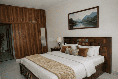 Bedroom Image of 1290 Sq.ft 3 BHK Builder Floor for rent in Pratap Nagar Jaipur for Rs. 30000