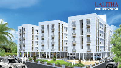 Image of 705 Sq.ft 2 BHK Apartment / Flat for sale in Thiruporur, Chennai for Rs. 3584000