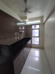 Kitchen Image of 550 Sq.ft 1 BHK Apartment / Flat for rent in Adityaraj Gurukripa CHS, Vikhroli East Mumbai for Rs. 36000