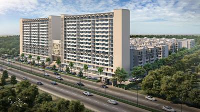 Image of 1350 Sq.ft 3 BHK Apartment / Flat for sale in Nimbus The Palm Village, Jewar, Greater Noida for Rs. 23925000
