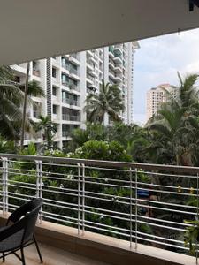 Balcony Image of 1290 Sq.ft 3 BHK Apartment / Flat for rent in Kesar Harmony, Kharghar Navi Mumbai for Rs. 130000