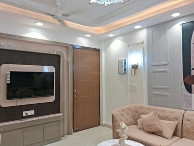 Living Room Image of 850 Sq.ft 3 BHK Builder Floor for rent in Dwarka Mor New Delhi for Rs. 31000