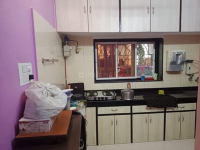 Kitchen Image of 650 Sq.ft 1 BHK Apartment / Flat for rent in Shanti Shreyas Ltd, Vashi Navi Mumbai for Rs. 38000