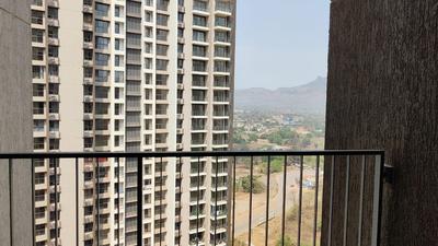 Balcony Image of 650 Sq.ft 1 BHK Apartment / Flat for rent in Shedung Navi Mumbai for Rs. 13000