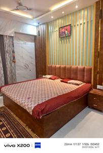 Bedroom Image of 1000 Sq.ft 2 BHK Apartment / Flat for rent in Satyam The Palm Residency, Mahalgaon Gwalior for Rs. 22000