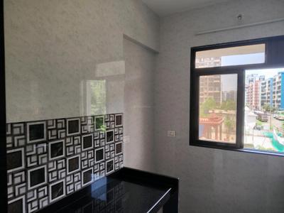 Kitchen Image of 480 Sq.ft 1 BHK Apartment / Flat for rent in Unique Greens, Kasarvadavali Thane for Rs. 16583