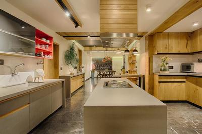 Kitchen Image of 4320 Sq.ft 4 BHK Apartment / Flat for sale in Ratnaakar Caledonia, Jodhpur Ahmedabad for Rs. 38500000