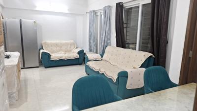 Living Room Image of 1400 Sq.ft 3 BHK Apartment / Flat for rent in Majestique Towers East, Upper Kharadi Pune for Rs. 55000