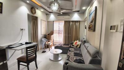Living Room Image of 900 Sq.ft 2 BHK Apartment / Flat for rent in Vedant Shree Gopinath Sublime, Kalwa Thane for Rs. 40000