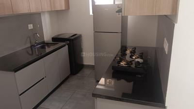 Kitchen Image of 550 Sq.ft 1 RK Apartment / Flat for rent in Nanma One Cochin, Eroor Kochi for Rs. 34000