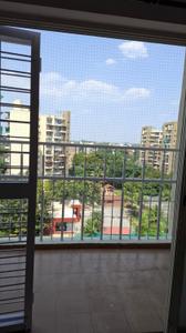 Balcony Image of 1200 Sq.ft 2 BHK Apartment / Flat for rent in MSR Queenstown, Chinchwad Pune for Rs. 33000