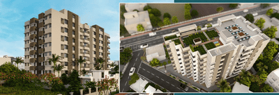 Image of 840 Sq.ft 2 BHK Apartment / Flat for sale in Raj Kunj, Kiwale, Pune for Rs. 6485000
