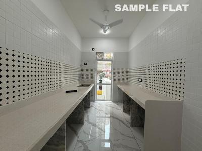 Kitchen Image of 460 Sq.ft 1 BHK Apartment / Flat for sale in Tridev Kailash Residency, Mulund West Mumbai for Rs. 11900000