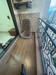Balcony Image of 985 Sq.ft 2 BHK Apartment / Flat for rent in Supreme Lake Florence, Powai Mumbai for Rs. 78000