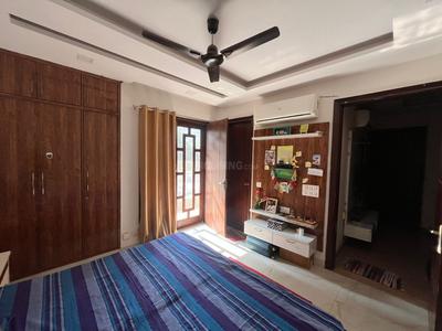 Bedroom Image of 1500 Sq.ft 2 BHK Builder Floor for rent in Sector 27 Gurgaon for Rs. 51000