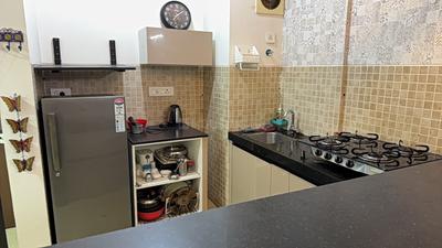 Kitchen Image of 650 Sq.ft 1 BHK Apartment / Flat for sale in Lodha Belmondo, Gahunje Pune for Rs. 8300000