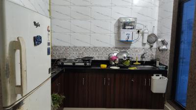 Kitchen Image of 1100 Sq.ft 2 BHK Apartment / Flat for sale in Gami Radha Krishna Complex, Kamothe Navi Mumbai for Rs. 10500000