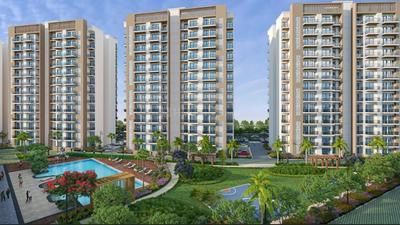 Image of 1118 Sq.ft 2 BHK Apartment / Flat for sale in Omaxe Metro City Hitech Township P8, Kalli Pashchim, Lucknow for Rs. 8350000