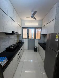 Kitchen Image of 1215 Sq.ft 2 BHK Apartment / Flat for rent in Adani Aster Neo, Shantigram Ahmedabad for Rs. 41000